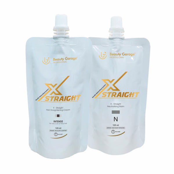 Beauty Garage X-Straight Hair Straightening Cream Set (Intense
