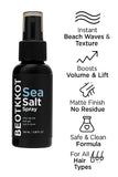 BEOTKKOT Sea Salt Spray for Hair Styling – Texture & Beachy Waves | Instant Volume, Lightweight Matte Finish, No Residue | With Bhringraj & Vitamin E | No Alcohol | Made for Indian Hair & Harsh Weather| For Men & Women 100 ml