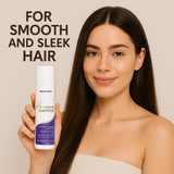 BEOTKKOT Keratin Hair Shampoo, Sulphate-Free for Frizz Control & Smooth Hair, Keratin-Treated & Colored Hair Safe, 300ml