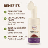 BEOTKKOT Foaming Face Wash with Turmeric & Saffron | Tan Removal, Brightening & Deep Cleansing | Paraben & SLES Free | Suitable for All Skin Types – 100ml