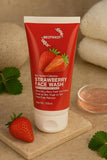BEOTKKOT Strawberry Face Wash | With Strawberry Serum | Brightening, Refreshing & Anti-Dullness Cleanser | Gentle Daily Use for Men & Women | 100ml