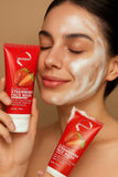 BEOTKKOT Strawberry Face Wash | With Strawberry Serum | Brightening, Refreshing & Anti-Dullness Cleanser | Gentle Daily Use for Men & Women | 100ml