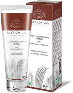 Mitvana HAIR CONDITIONING SERUM  with Bhringaraj & Coconut (100 ml)