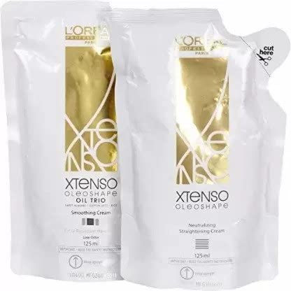 L`Oreal x-tenso Oleoshape Oil Trio Rebonding Cream (125ml) + Neutralizing Cream (125ml)  (250 ml)