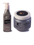 KT Professional Charcoal Keratin Shampoo + Charcoal Hair Masque 500ml (Pack Of 2) For Oily Hair & Oily Scalp