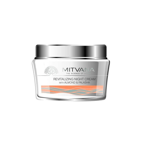 Mitvana Revitalising Night Cream 50g with Almond & Palash  (50 g).