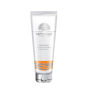 MITVANA Face Scrub With Natural Scrubbers with Apricot & Walnut 100ml.