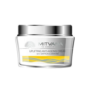 MITVANA Uplifting Anti Ageing Cream with Saffron, Brahmi & Palash 50 g.