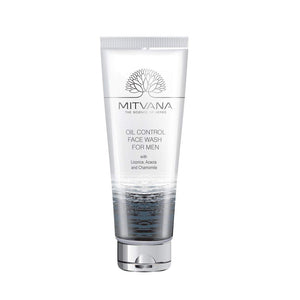 MITVANA After Shave  Oil Control Face Wash For Men with Gotukola, Mint Leaves and Almond 100 ml pack of 2.