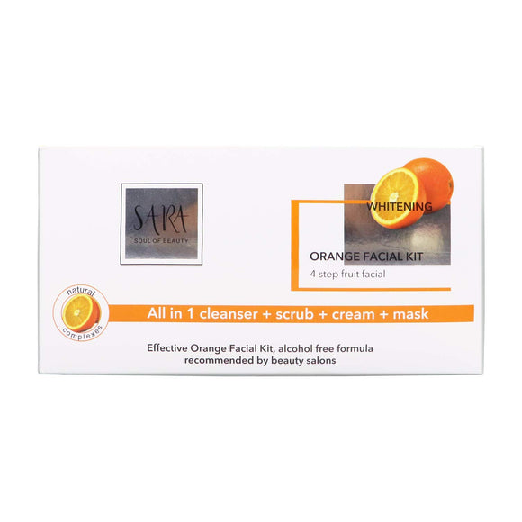 SARA SOUL OF BEAUTY Orange Facial Kit (4 x 50 g)
