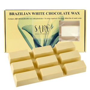 SARA SOUL OF BEAUTY Brazilian White Chocolate Wax with organic Coca 590 g.