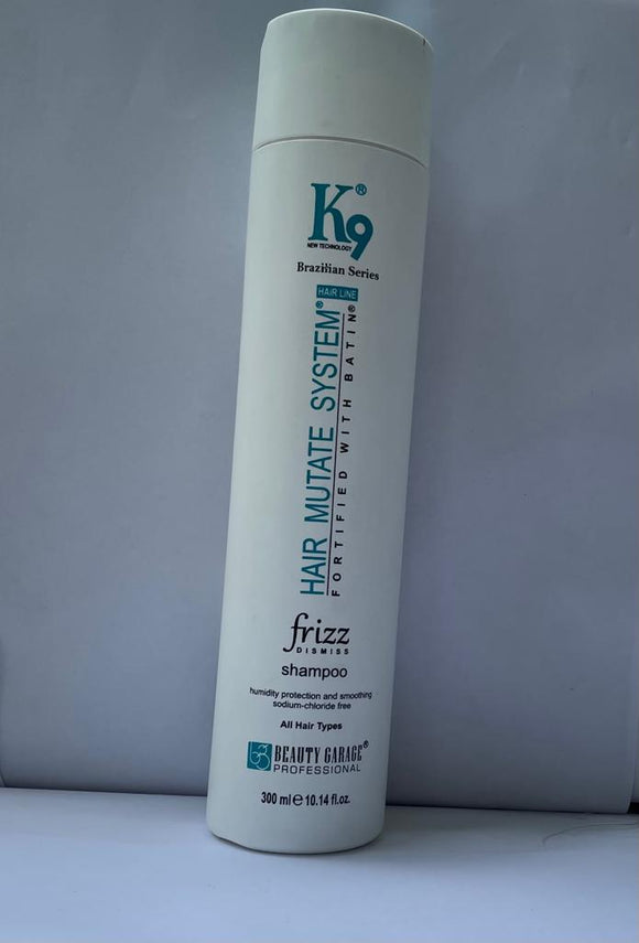 K9 Brazilian Series  Hair Mutate System Fortified with Biotin  Frizz Dismiss Shampoo  300 ml.